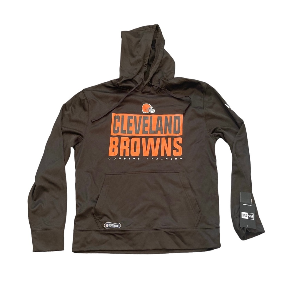 Cleveland Browns New Era Men’s Combine Pullover Hoodie Sweatshirt